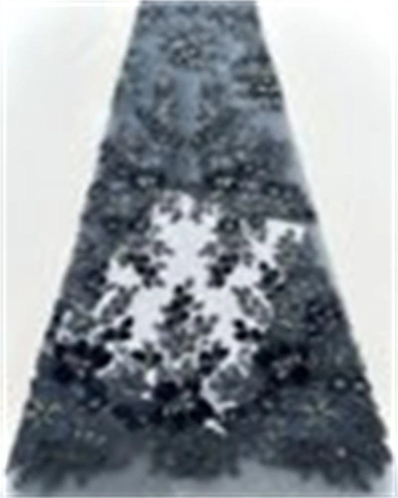 2024 Роскошная африканская бисерная высококачественная нигерийская блестка с жемчужным кружевом, французская тюлевая кружевная ткань для шитья вечерних платьев