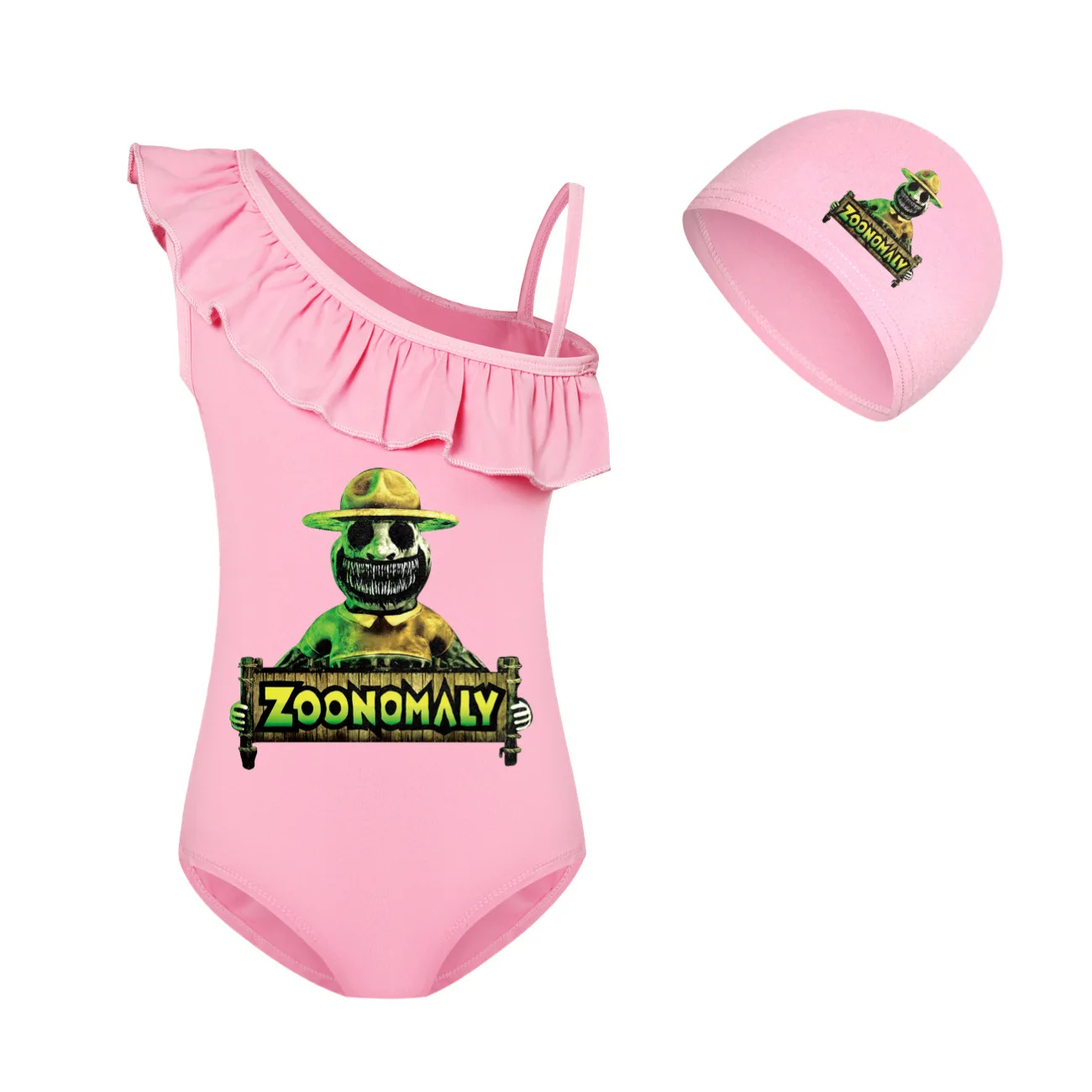 Game ZOONOMALY Clothes Kids Summer Swimming Outfits Toddler Girls Once Piece Swimsuit Children Swimwear Bathing Suit 2-14Years