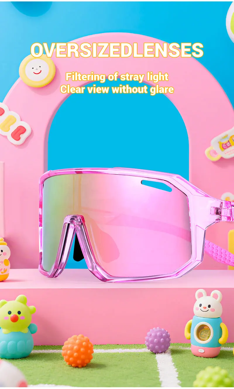 SCVCN Fahrradbrille für Teenager von 8–15 Jahren, für Jungen und Mädchen, Outdoor-Sport, Laufen, Sonnenbrille, MTB, Camping, Fahrrad, UV400-Brille – Detail 6