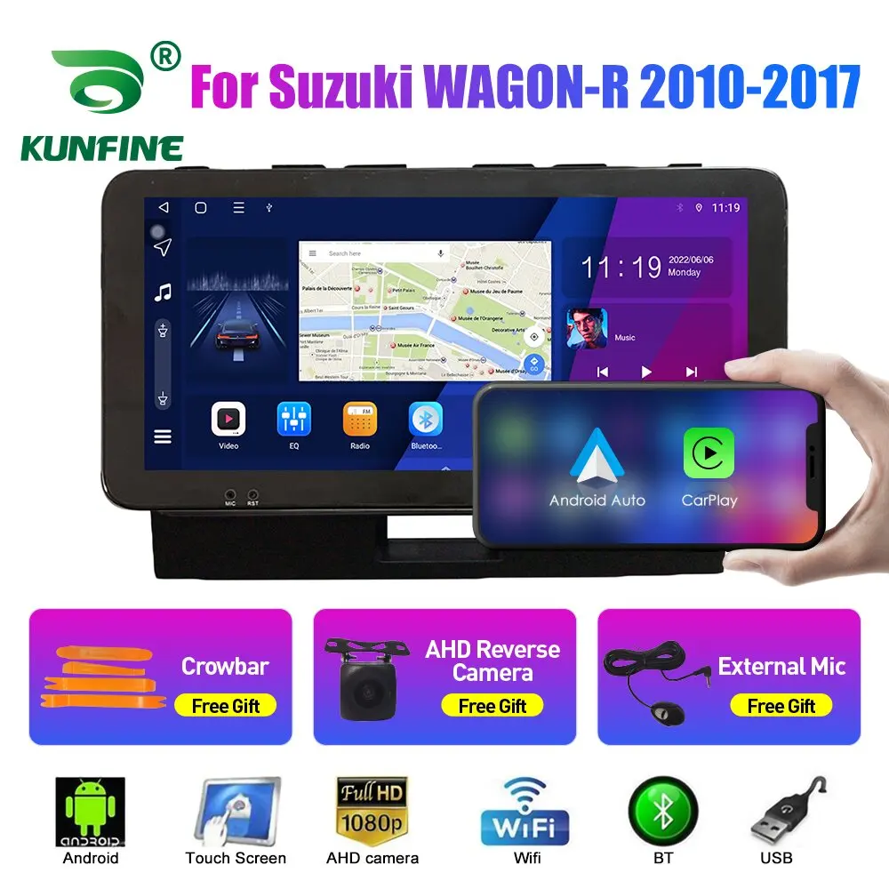 

10.33 Inch Car Radio For Suzuki WAGON-R 2010-17 2Din Android Octa Core Car Stereo DVD GPS Navigation Player QLED Screen Carplay