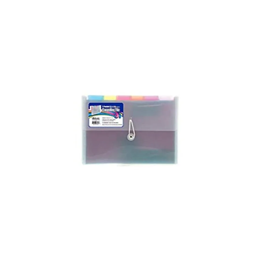 

Rainbow 7-Pocket A4/Letter Size Poly Expanding File, for Documents Office School