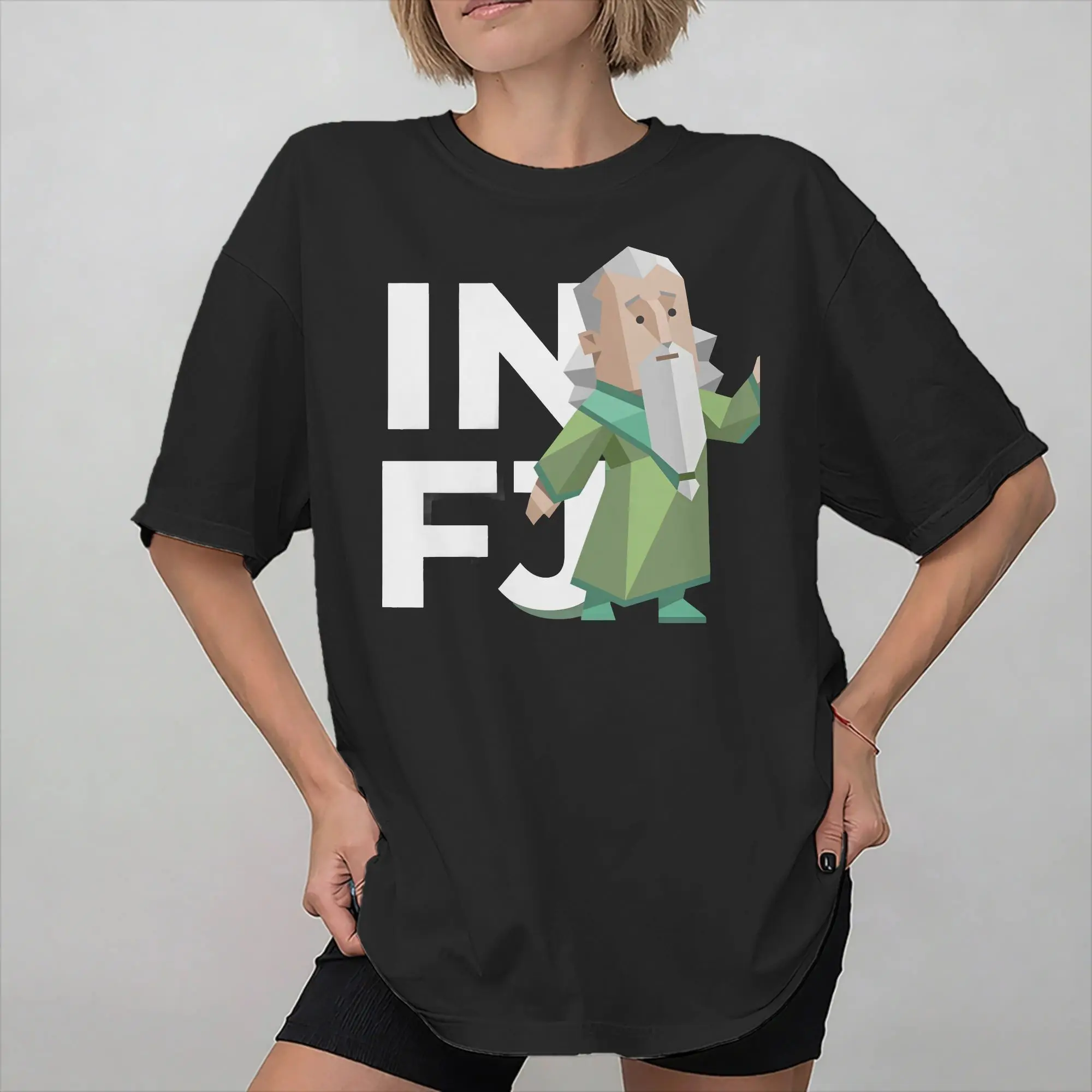INFJ mbti myers-briggs peronality Apparel Men Women T Shirt Cotton Tee Graphic Printing MBTI 16 Personalities  Tops T-shirt