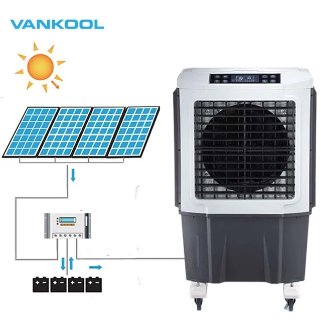 

Vankool Солнечный кондиционер 6000CMH Led Портативный промышленный воздухоохладитель Кондиционер Climatiseur Solaire Aires Acondicionados