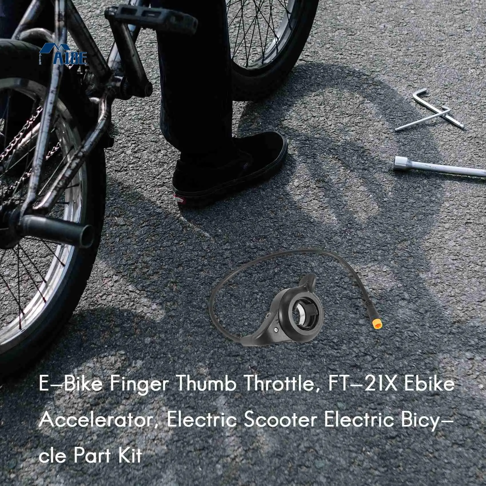 

A18E-E-Bike Finger Thumb Throttle, FT-21X Ebike Accelerator, комплект деталей для электрического велосипеда для скутера