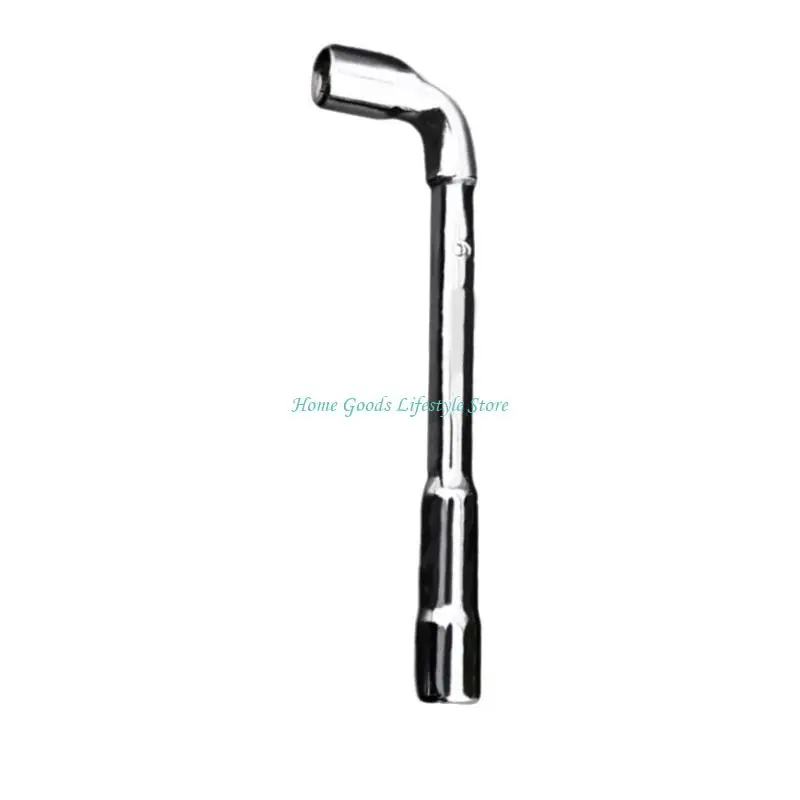 E74E L Shaped Angled Socket Wrench Steel Double Ended Elbow Tube Socket Spanner for Mechanic Repair Tool 6/8/10/12mm