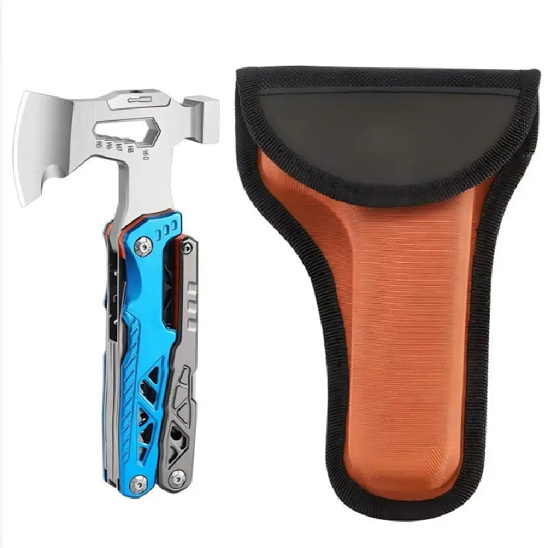 

High quality outdoor combination tools, car camping tactical chopping wood hammer, camping survival axe, multifunctional hand to