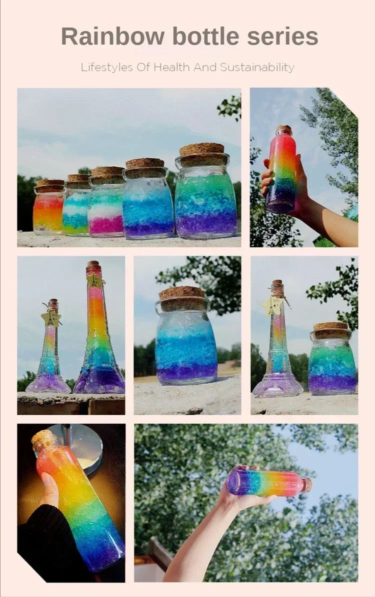 BW50000Pcs 7-8 مللي متر كرات الماء الخرز الأطفال مدفع المياه ملحقات لعبة المعبأة في زجاجات بندقية مسدس رصاصة متعة بنين ألعاب بنات #6