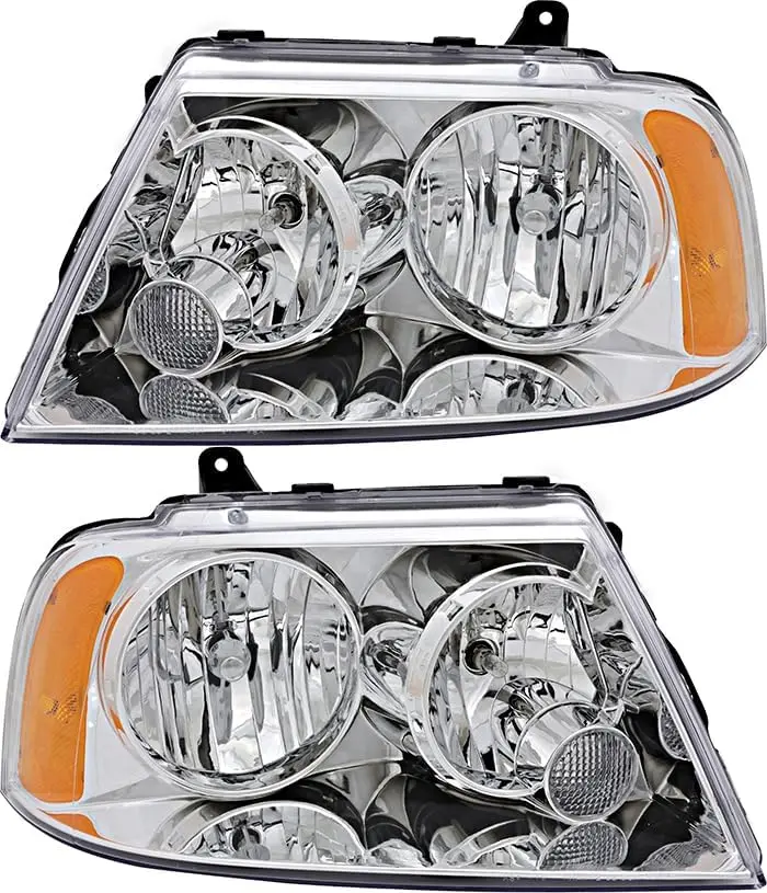 

Набор ламп для фар Lincoln Navigator 2003 2004, 2005, 2006, галогенные фары со стороны водителя и пассажира