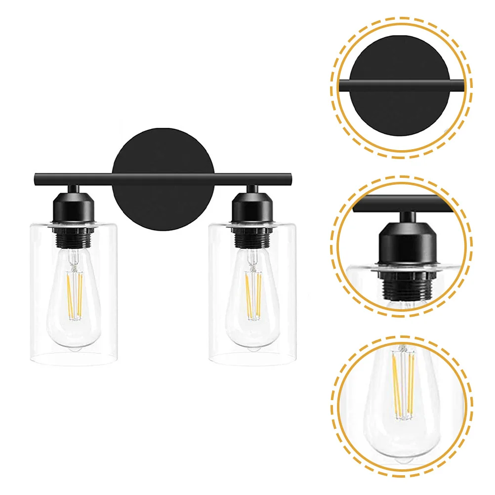 

Iron Mirror Lamp Modern Bathroom Mirror Front Light Wall Lamp for Bedroom Vanity Lights Vintage Bathroom Light