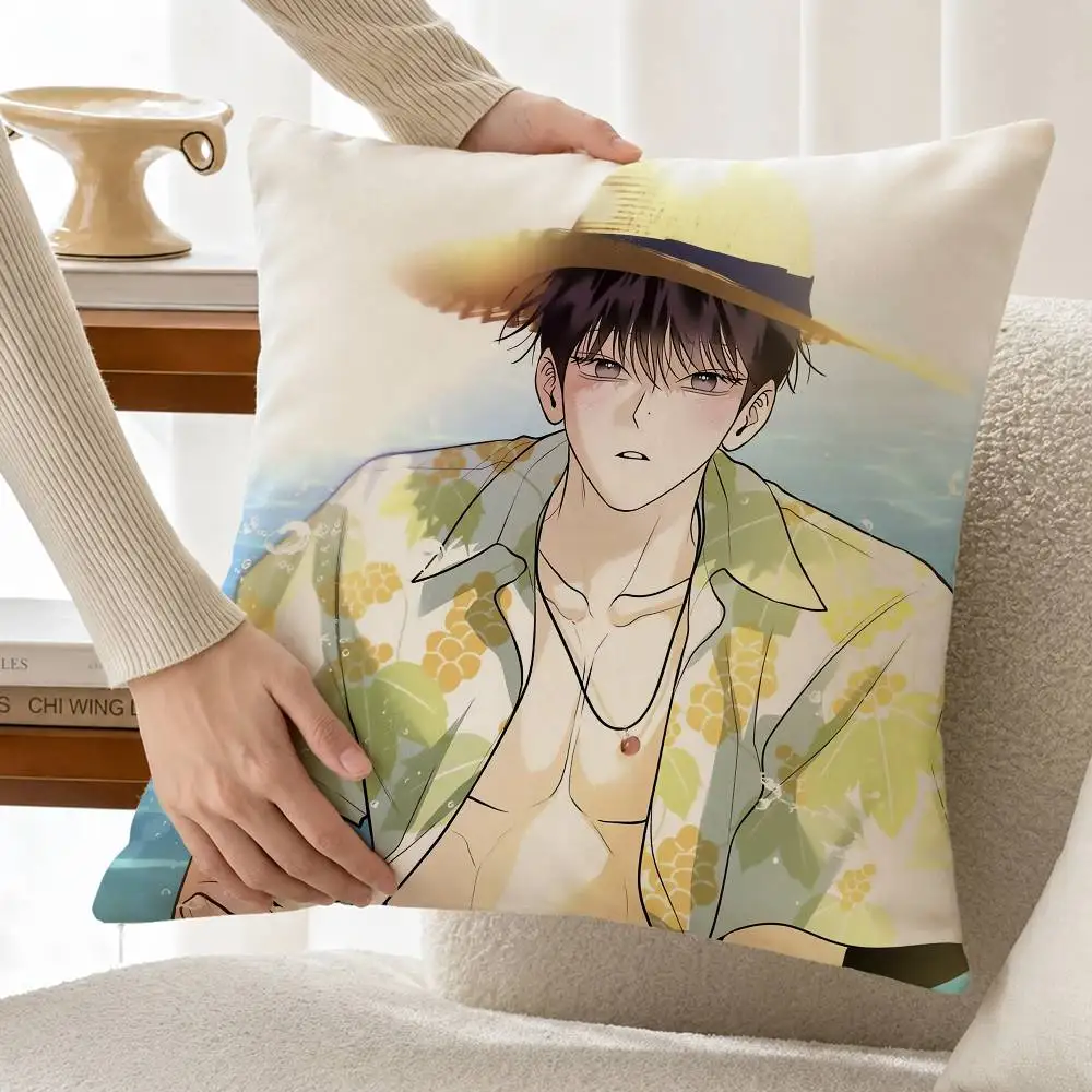 Manhwa Save the Dae M-Mondays Savior Custom Double Sided Print Square Pillow Cushion Cover