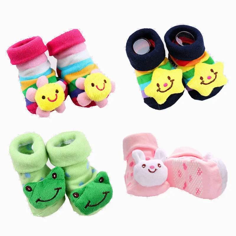 Baby Socks Toy Slipper Girls Boys Newborn Accessories Rubber Anti Slip Animal Kids Toddlers Gift Clothes Infant Children Socks