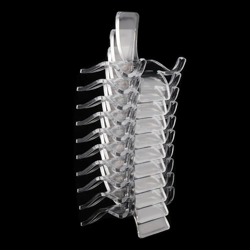10pcs Coral Geodes Acrylic Small Collectibles Mineral Stand Display Holder Supporting Base Easel