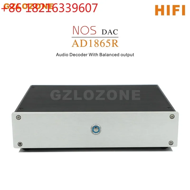 Finished Dual AD1865R NOS DAC Hifi Audio Decoder With Balanced Output