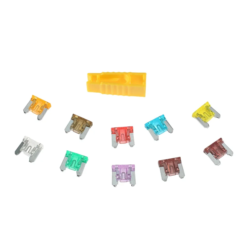 10PCS/90PCS Mini Car Fuse Inserts Kit With clip 5A/7.5A /10A/15A/20A/25A/30A/35A/40A Assorted Amp Ratings