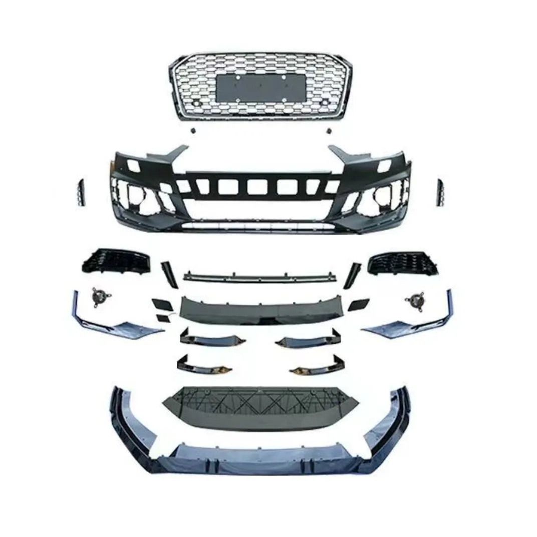 

High quality kits car Body kit for A5 2017-2019 upgrade to RS5 style bodykit with car bumpers grill front rear bumper