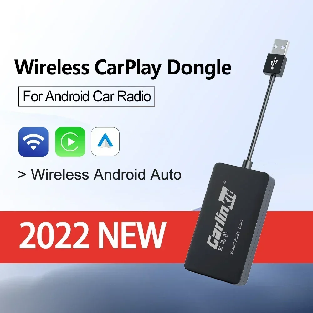 Carlinkit Draadloze Carplay Adapter Draadloze Android Auto Dongle Voor Wijzigen Android Screen Auto Ariplay Smart Link Ios 15