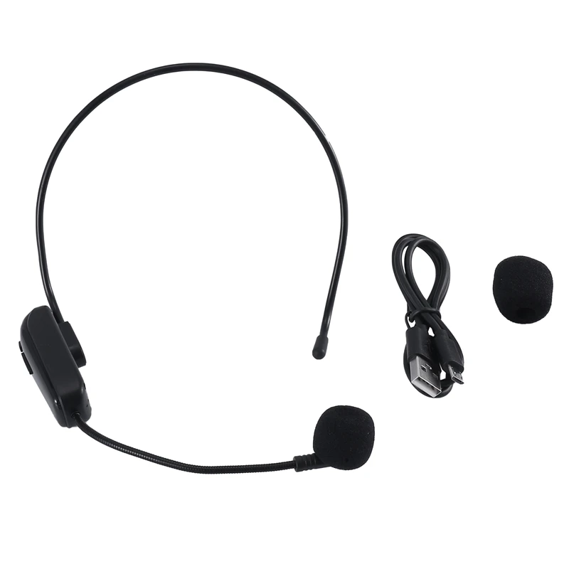 Wireless Microphone Radio FM Headset Microphone For Loudspeaker Teaching Tour Guide Sale Promotion Meeting