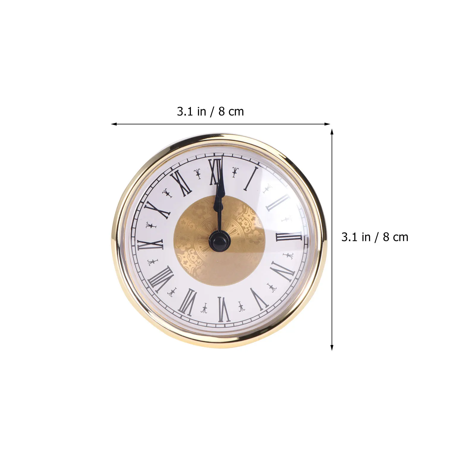 

1pc Inlaid Wall Roman Numeral Clock Replacement Accessory For Home Decoration Diy Hanging Clock Roman Numeral