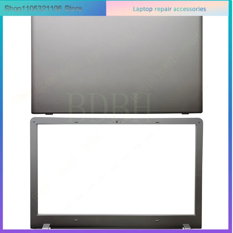 Para Samsung NP510R5E NP470R5E Tampa Traseira de LCD Prata para Laptop + Moldura Frontal F FF