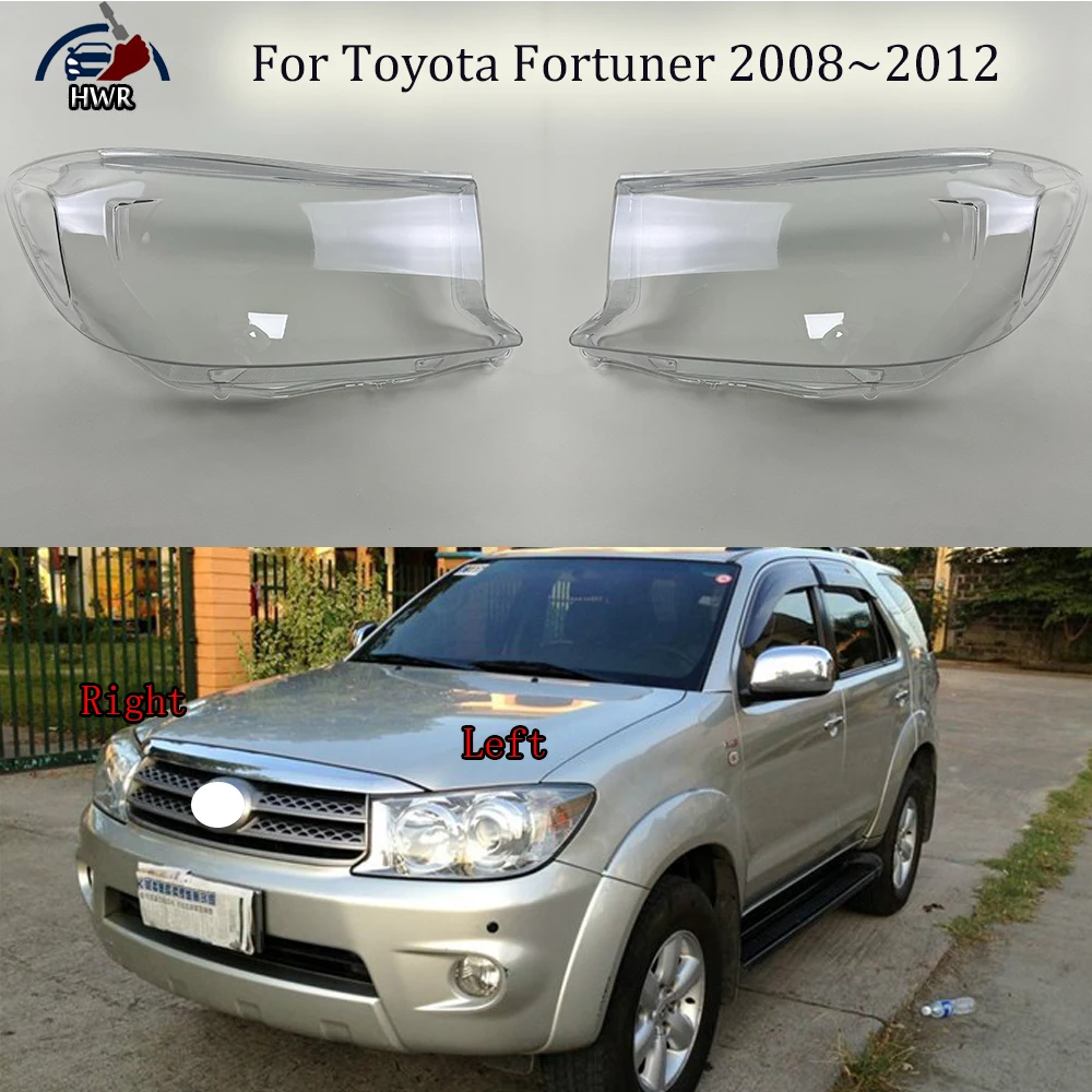 

Headlight Cover Transparent Headlamp Shell Glass Lens Replace Original Lampshade For Toyota Fortuner 2008 2009 2010 2011 2012