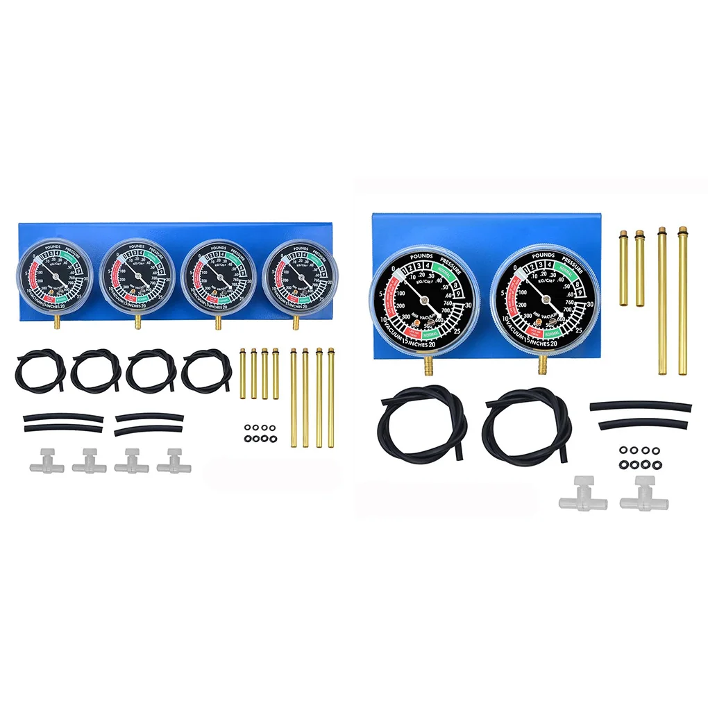 Motorcycle Tester Carburetor Carb Synchronizer Kit for 2/4 Cylinder Ignition Balancer Test Gauges Set Motorbike Diagnostic Tools