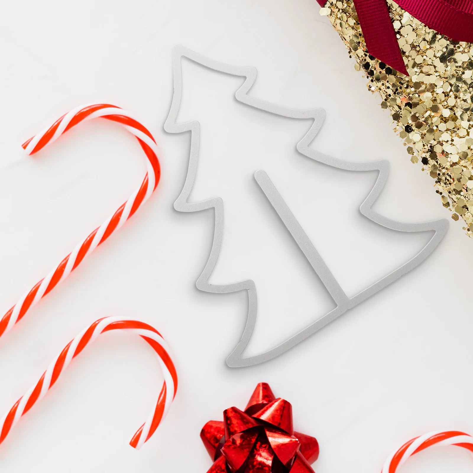 

1pc Metal Christmas Tree Die Carbon Steel Scrapbooking Stencil Embossing Mold Diy Craft Template For Holiday Invitations