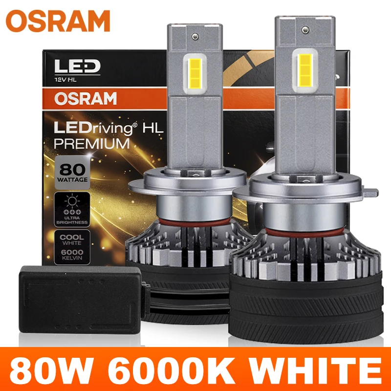 

OSRAM 160 Вт 80 Вт Высокая мощность H7 H4 Автомобильная фара Светодиодная лампа Canbus H8 H11 9005 9006 HB3 HB4 9012 Противотуманная фара Автоматическая лампа 2 медная трубка