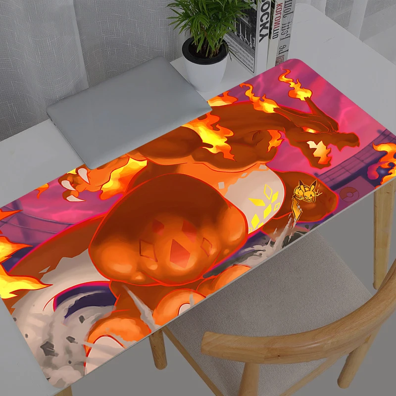 Mouse Pad Pokemon Pikachu Anime Durable New Gaming Accessories Large Carpet Gamer PC Computer Keyboard Desk Mat Mausepad