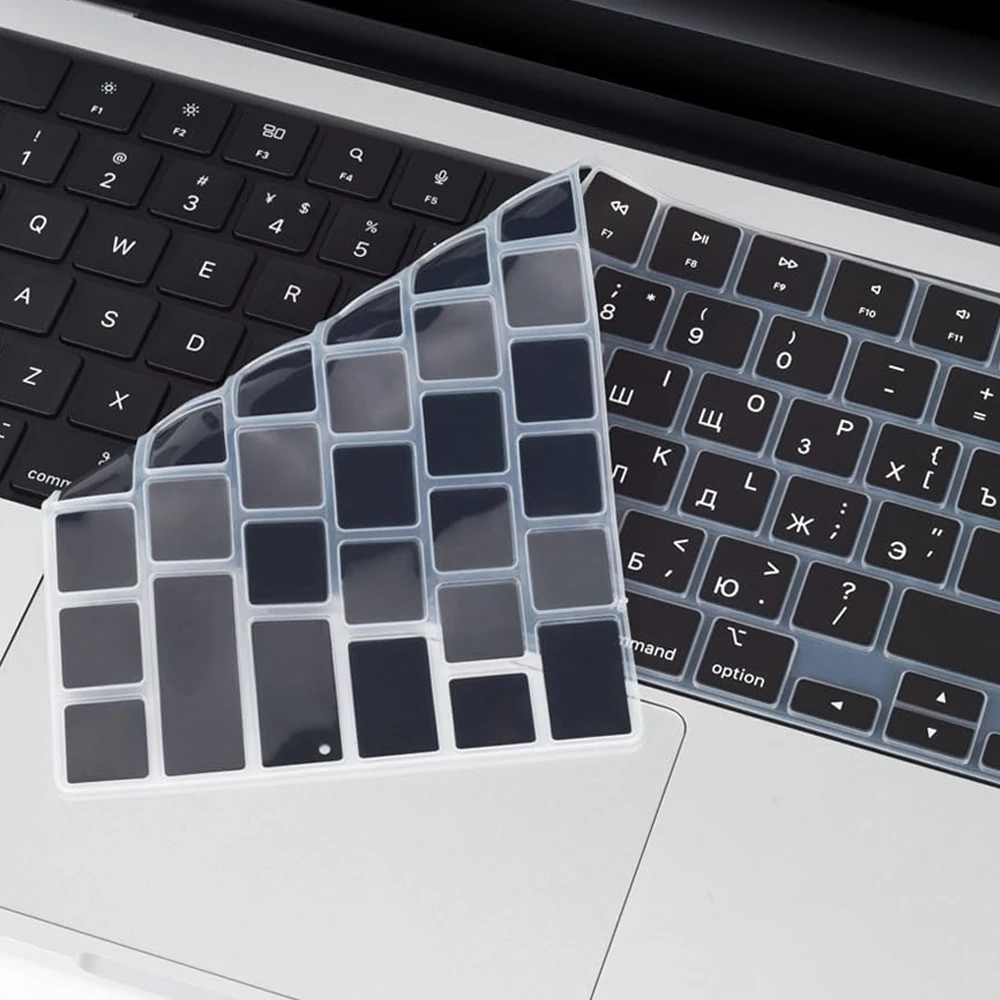 Keyboard Cover For M1/M2/M3/M4 Chip Macbook Pro /Air 14/15/13.6/16/ inch Skin (UK/US Layout)A3185/A3186/A3112/A3403/A3401/A2918