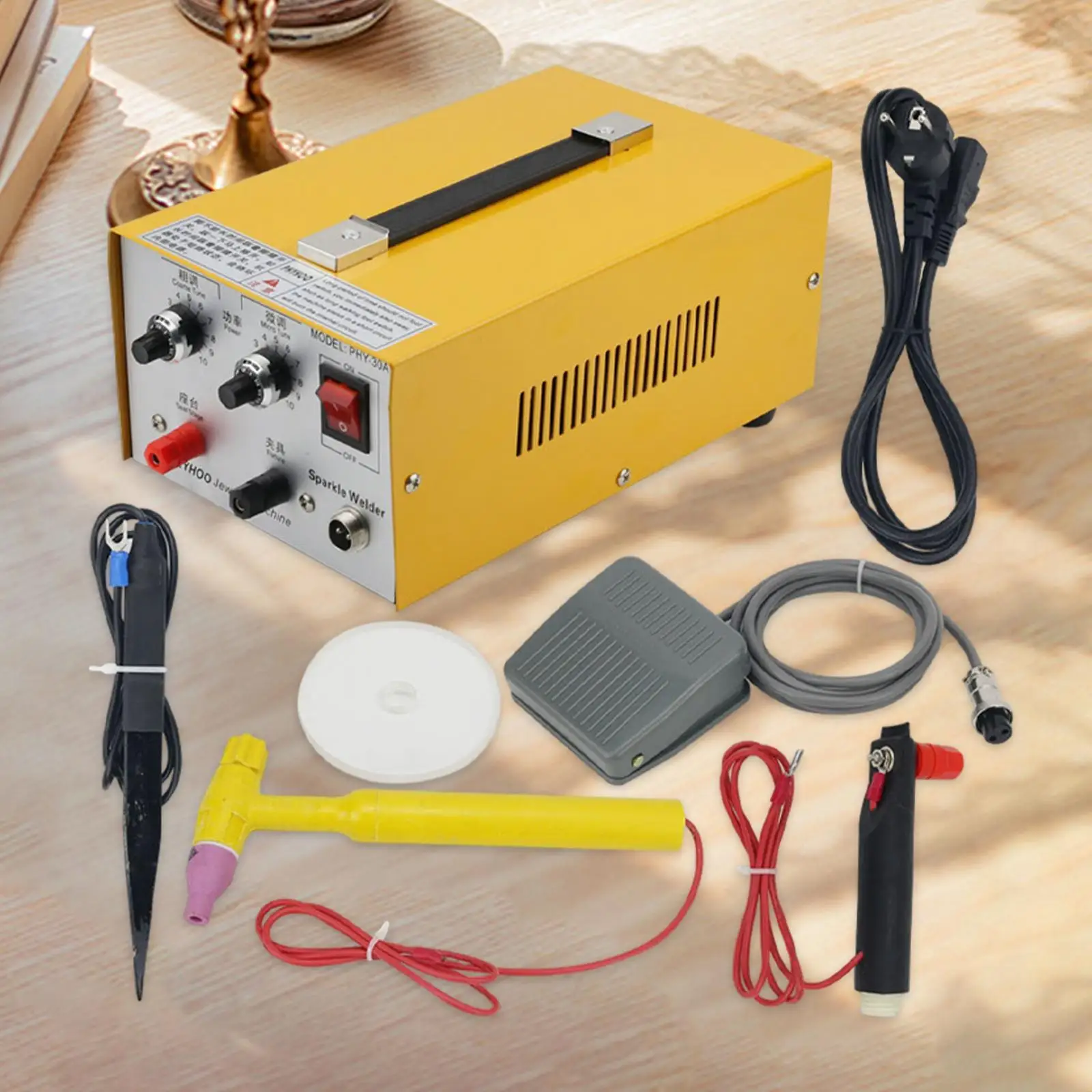 Portable Jewelry Spot Welder High Performance Welding Equipment for Gold Silver Ring and Earring Repair