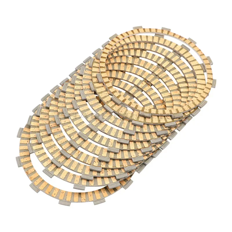 Motorcycle Accessories 10x Engine Clutch Friction Plates Disc For Kawasaki ZZR1400 ZX-14R ZX14R 2006-2015 GTR1400 2008-2014