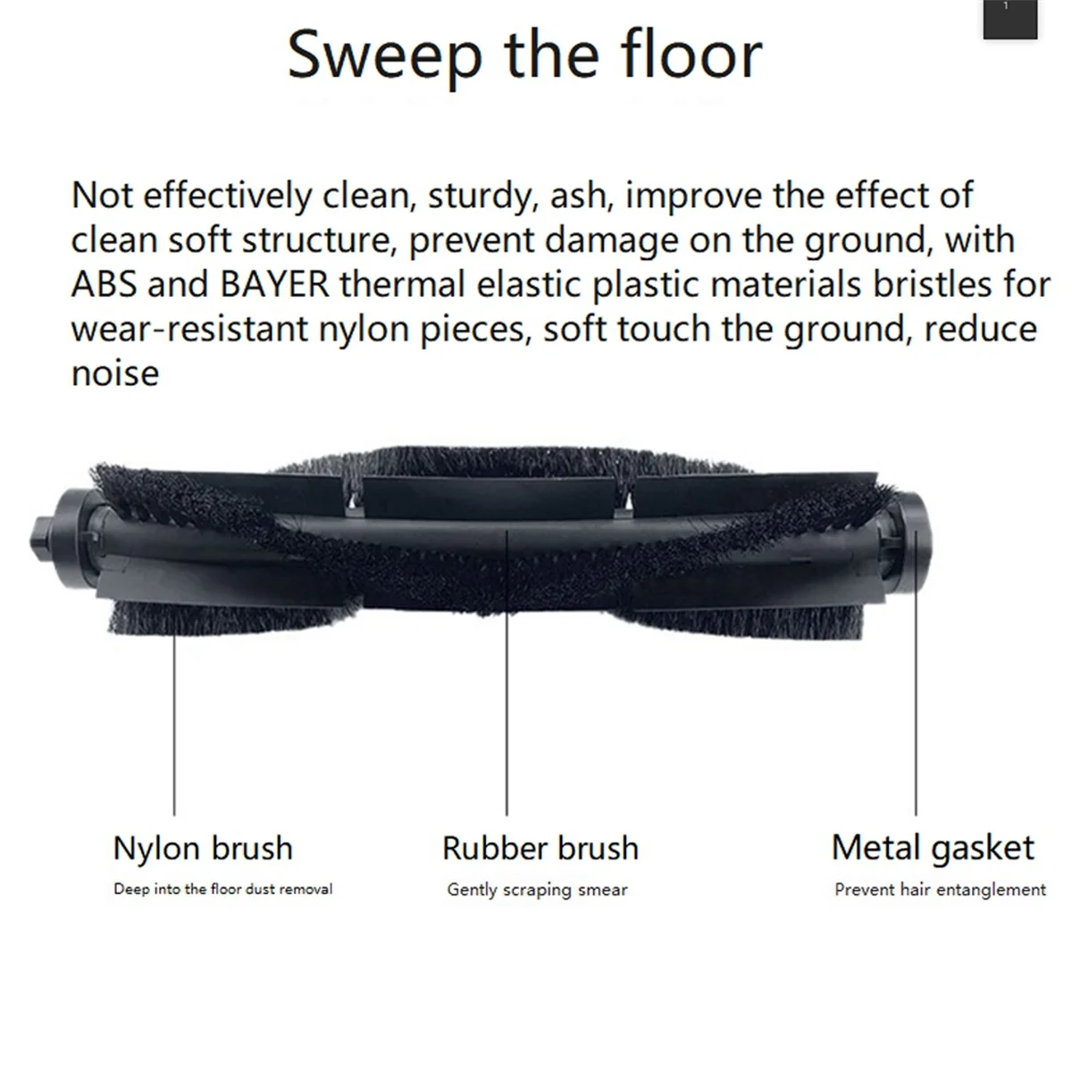 2set Replacement for 360 S5/S7/S7 Pro Robot Vacuum Cleaner Main Brush Side Brush Hepa Filter Water Tank Filter