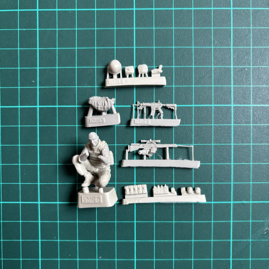 Kit modello non verniciato in resina 1/35, tema militare, fucsia PMC (esclusa base) GK smontato e non verniciato, 1549R