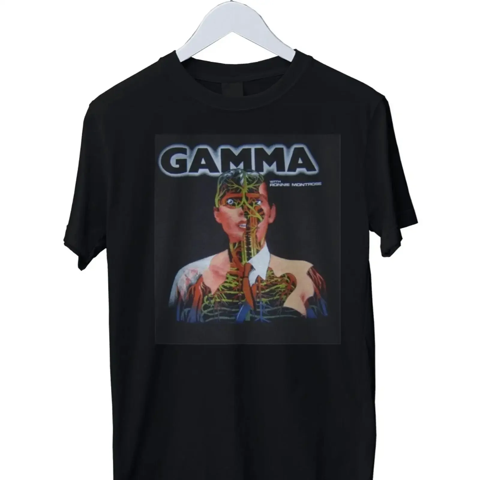 Vintage Konzert GAMMA mit RONNIE MONTROSE T Shirt S M L XL 2 3 4 vintage Washed Casual Stylish fashion designer clothes