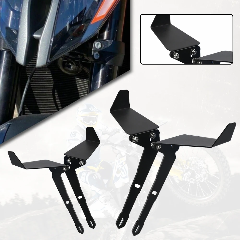 

Motorcycle Parts Front Mudguard Downforce Spoilers WIing For 1290 Superduke 1290 Super Duke R RR EVO 2018- 2023 2022 2021 2020