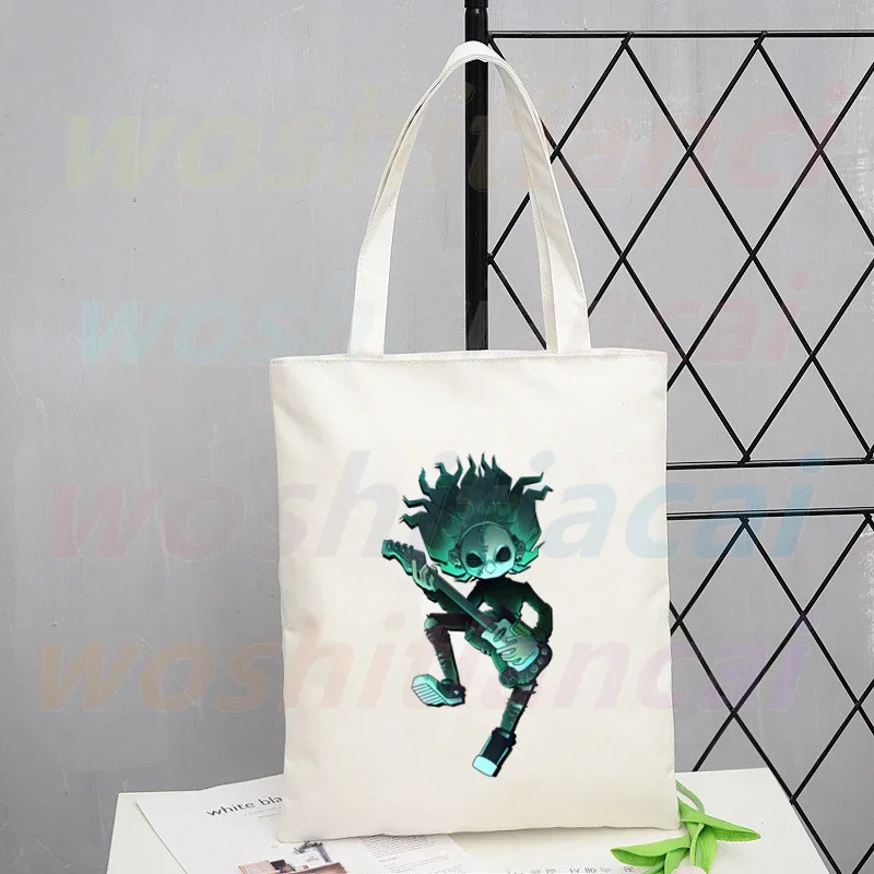 Sally Face Graphic Shopping Bag Eco Canvas Shopper Bolsas De Tela Bag Shoping Reusable Sacolas