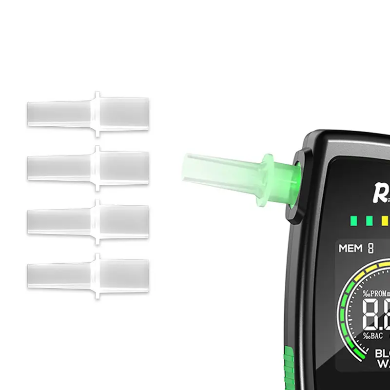 R & d 5 teile/los mundstücke digitale atem alkohol tester atester breath alyzer mundstücke blas düse für rd900