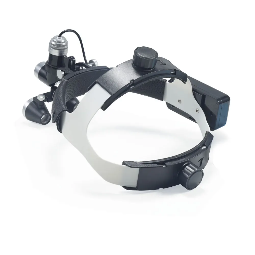 5W Dental Loupes LED Headlamp With 2.5X/3.5X Magnifier, Adjustable Brightness Point Dental Laboratory Headlamp Surgical Headlamp