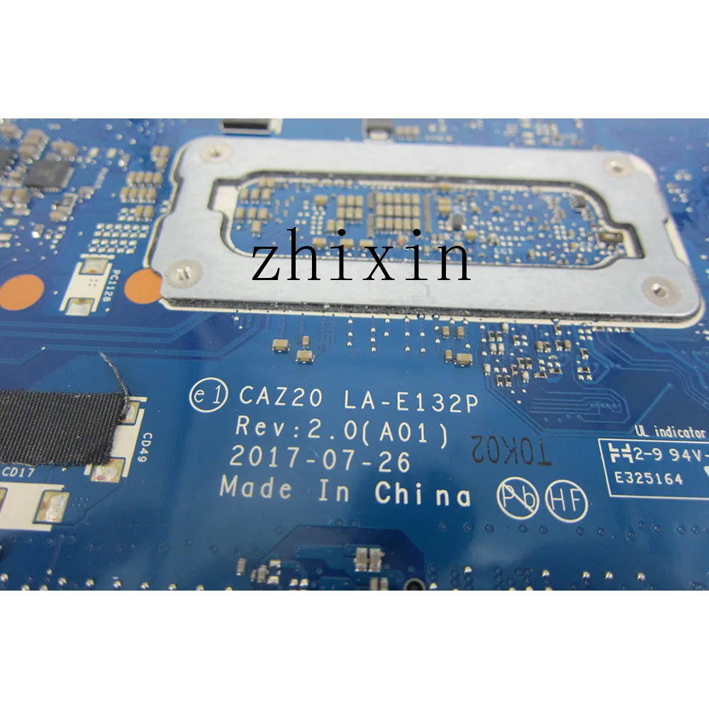 

Материнская плата для ноутбука Dell 7480 с процессором SR2F0 I5-6300U CN-0YF9VM 0YF9VM YF9VM LA-E132P, 100% работает хорошо