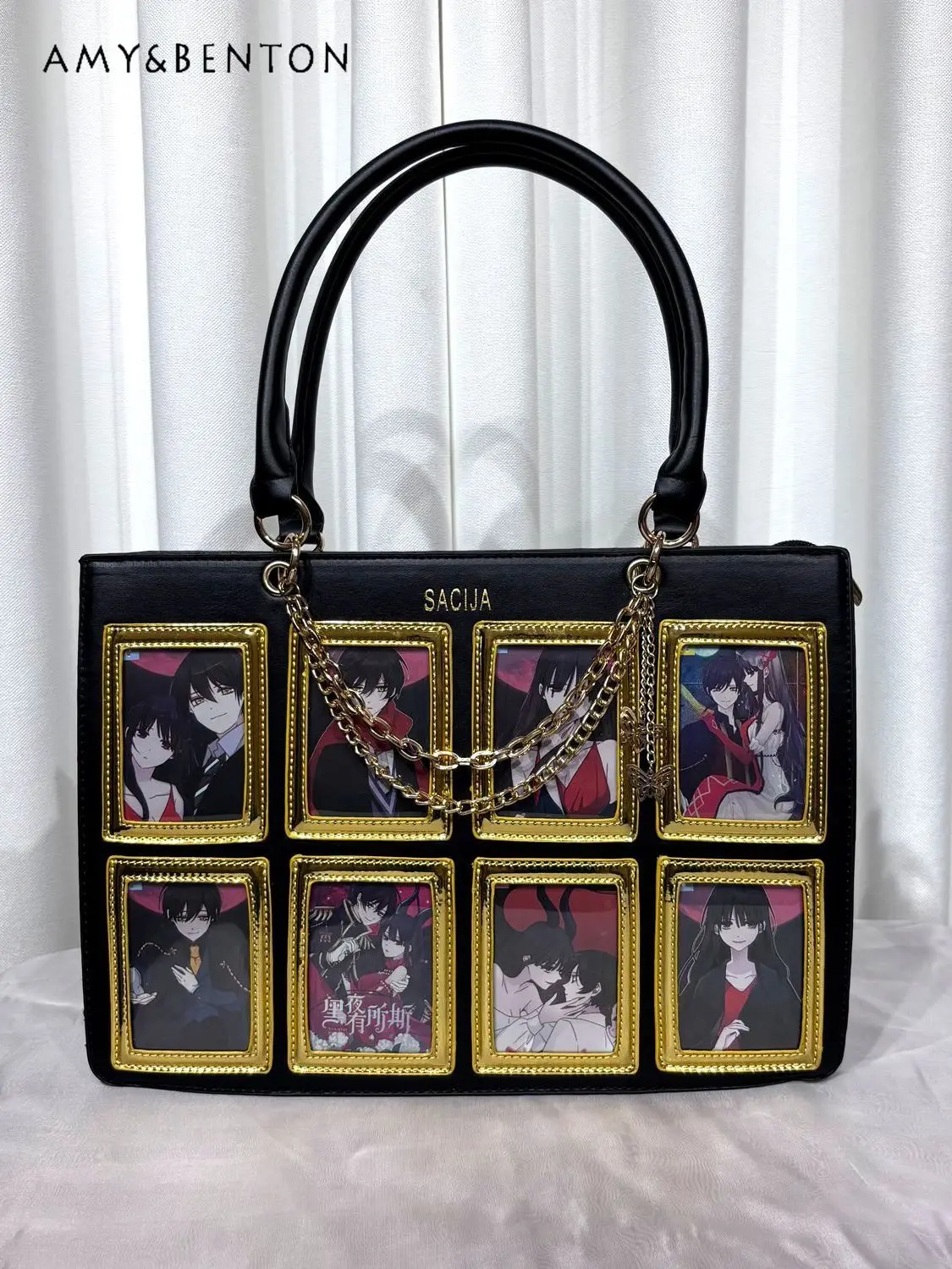 

Original Design Japanese Anime Girl Itabag Butterfly Chain Handheld Shoulder Bag Large Capacity Commuter Crossbody Bag Tote Bag