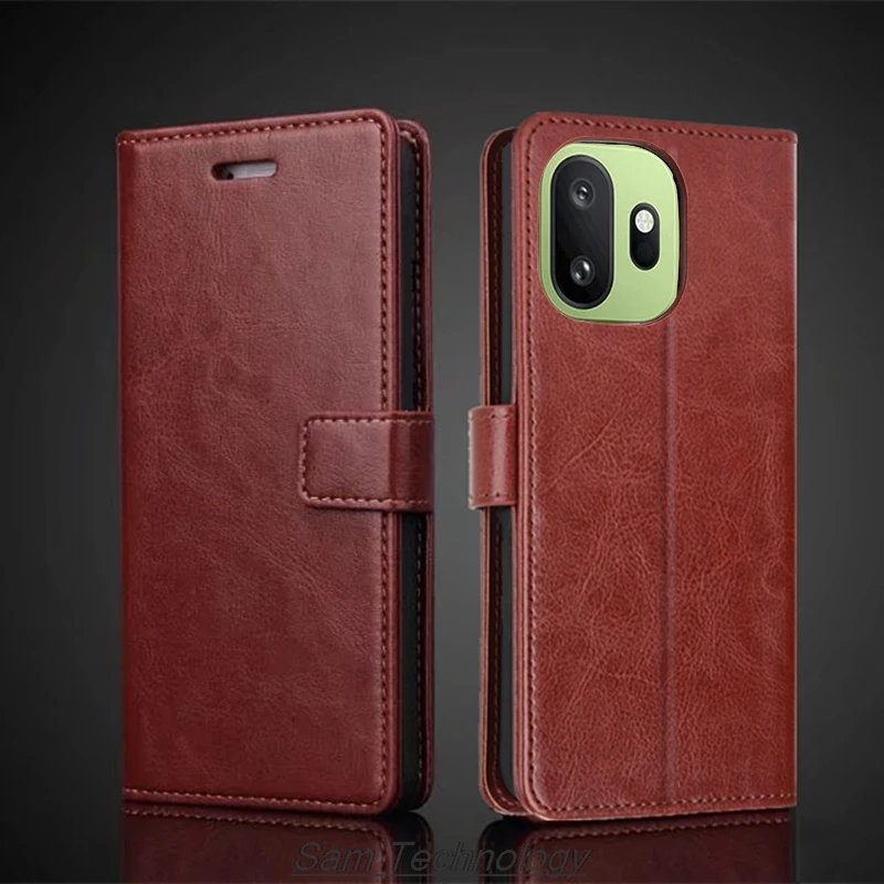 

Card Holder Cover Case for Oneplus 15T 15R 1+15 Pu Leather Flip Cover Retro Wallet Phone Case Business Capa Fundas Coque
