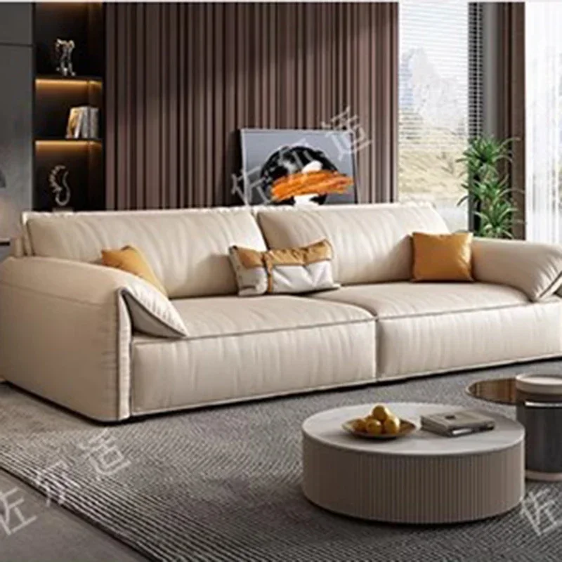 Designer Lazy Living Room Sofas Couch Leather Recliner Floor Gaming Sofas Lounge Decor Garden Relaxing Muebles Home Furniture image 4
