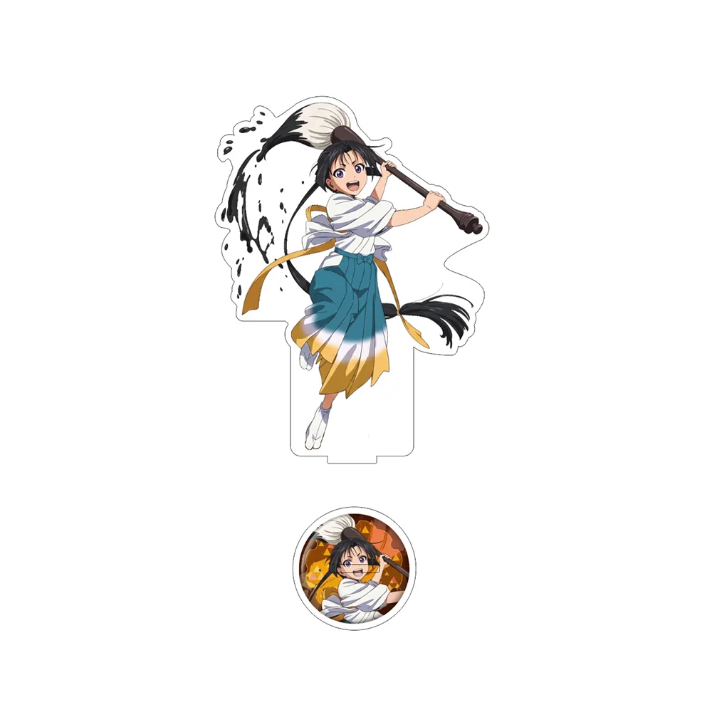 Anime The Elusive Samurai Calligraphy Ver 10&15CM Double Sided Acrylic Stand Keychain Anime Stand Tokiyuki Shizuku Desk Decor