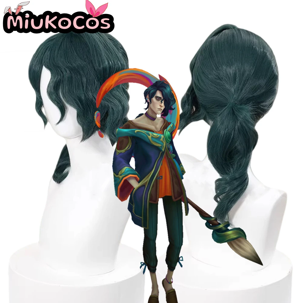 

В НАЛИЧИИ: Парик для косплея Hwei, парик для косплея MiukoCosplay Game Leagues