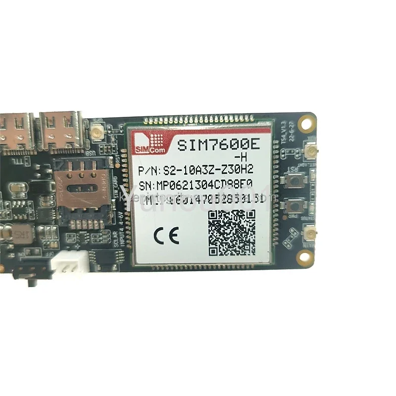 T-SIM7600E-H Module ESP32-WROVER-E CH9102F 4G LTE MCU32 CAT4 Network Card 18650 Battery Holder Solar Charge Development Board