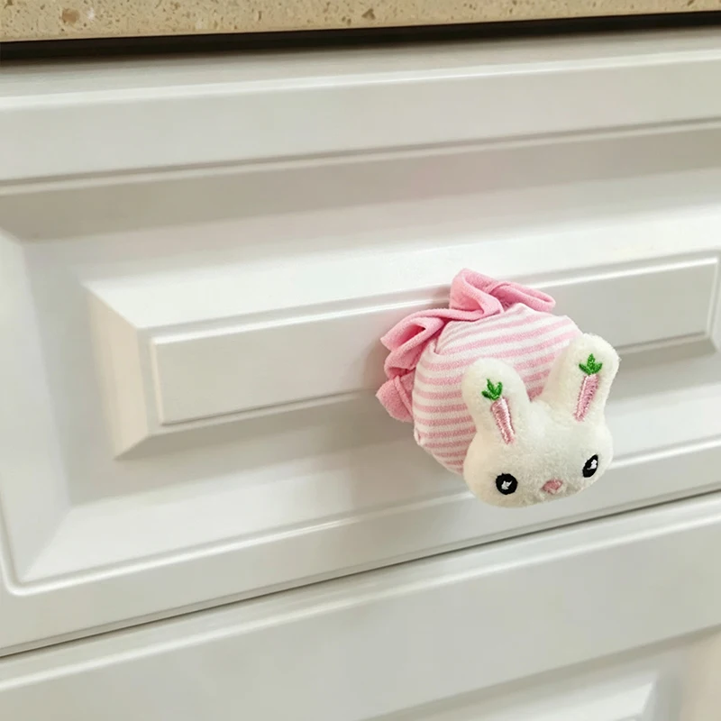 Round Cotton Drawer Handle Protective Covers, Impact-Resistant Door Handle Pads, Drawer Handle Covers, Impact Protection