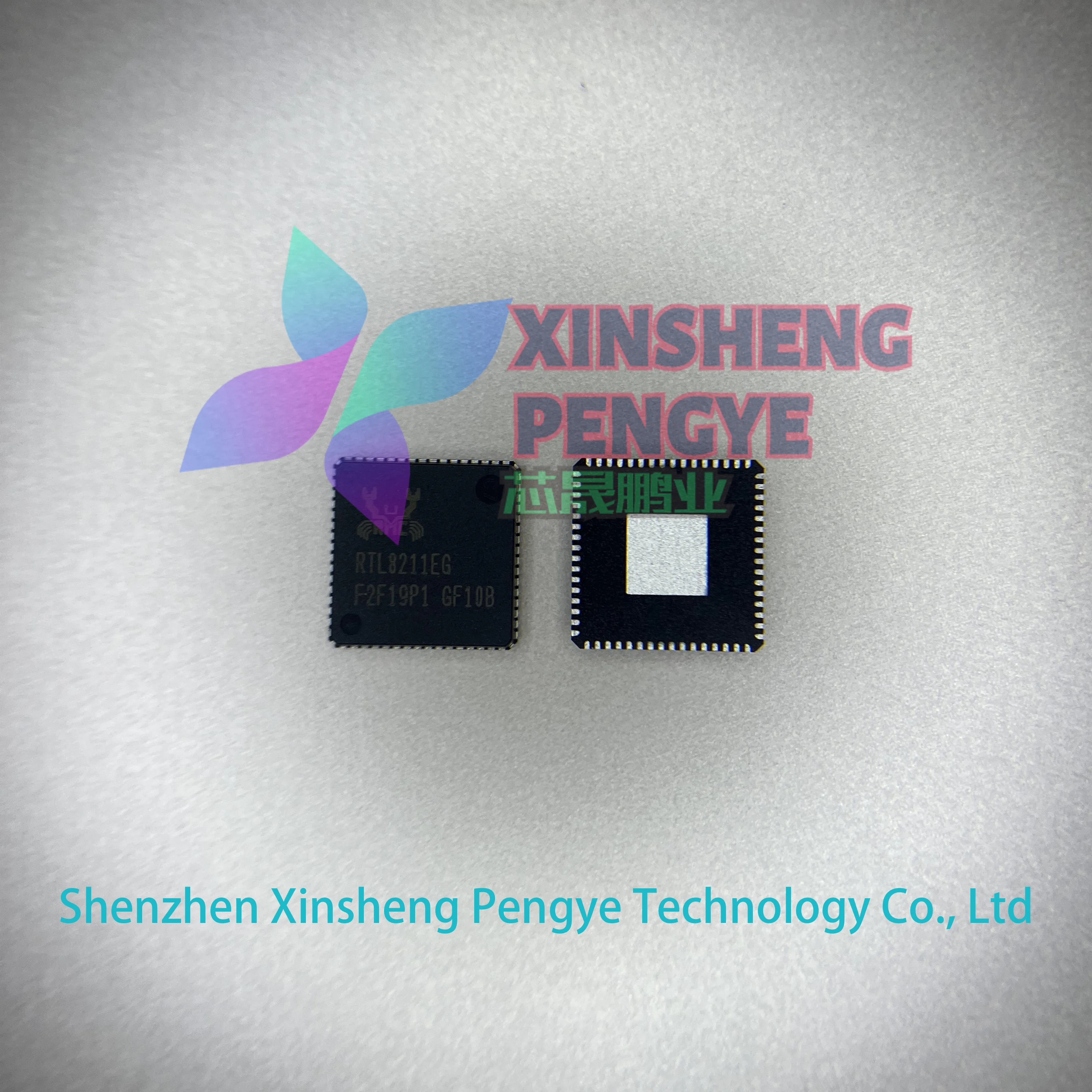 100% جديدة ومبتكرة RTL8211EG-VB-CG بمناسبة حزمة RTL8211EG QFN-64 3.3 فولت رقاقة تحكم جيجابت إيثرنت المتكاملة في المخزون