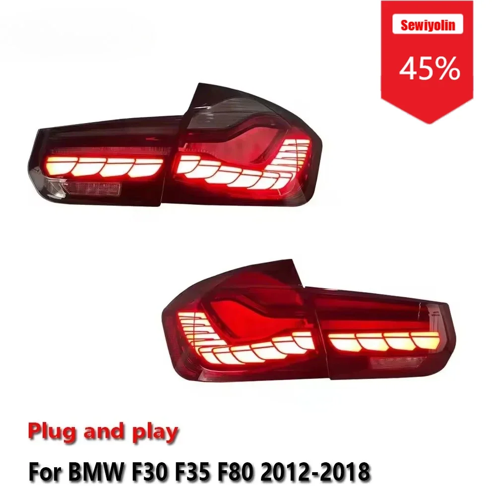

Sewiyolin автомобильные аксессуары задний фонарь светодиодный для BMW F30 F35 F80 2012-2018 седан DRL противотуманные задние фонари прицепа поворотный сигнал Voiture P