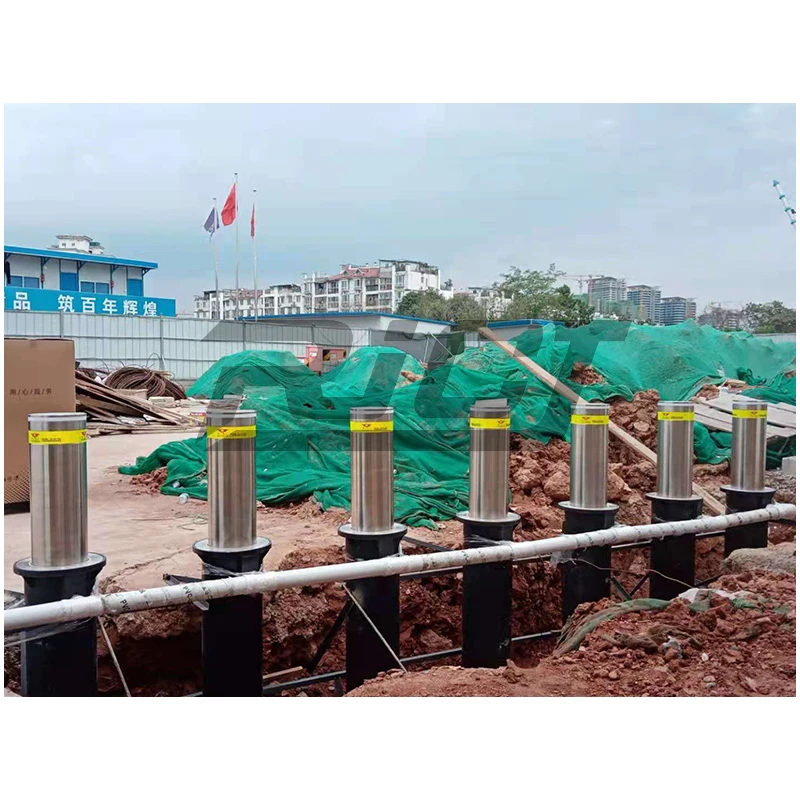 

Широко используемые на парковках полуавтоматические выдвижные телескопические гидравлические болларды из нержавеющей стали с дистанционным управлением