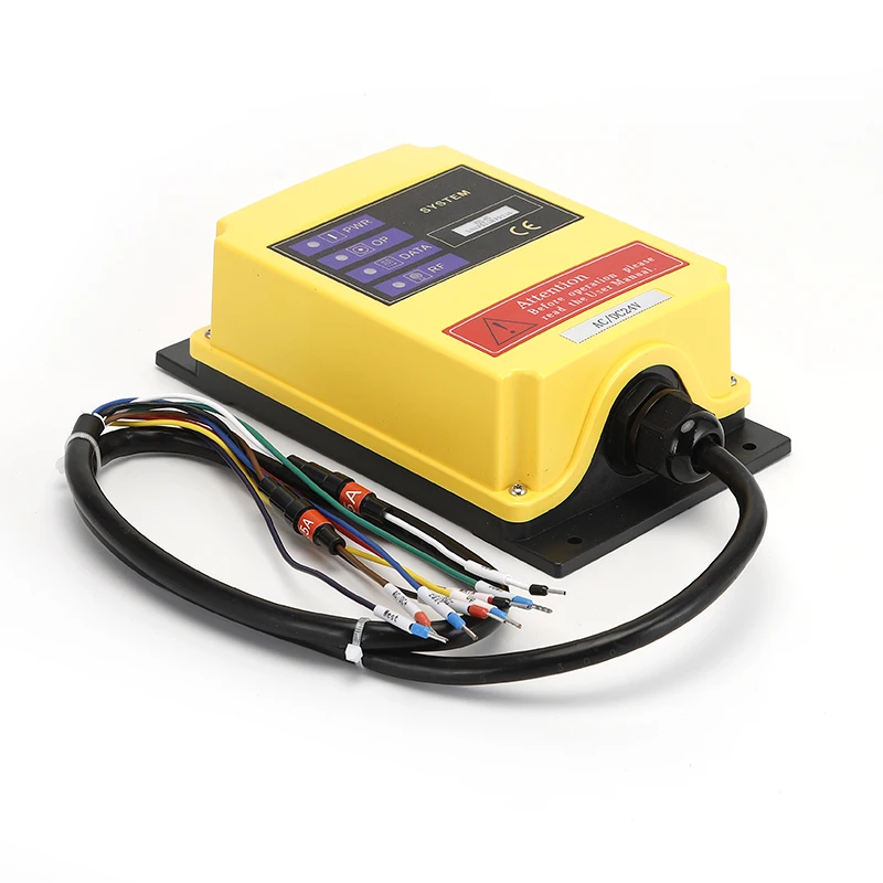 Imagem -05 - Controle Remoto Industrial Botão Interruptor 12v 24v Grua Elétrica Guindaste Elevador Velocidade Única sem Fio Q400 F214s